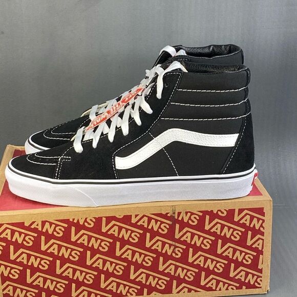 Vans SK8 Hi Suede Skate Black sneaker shoes men size 9(W10) - Picture 3 of 8